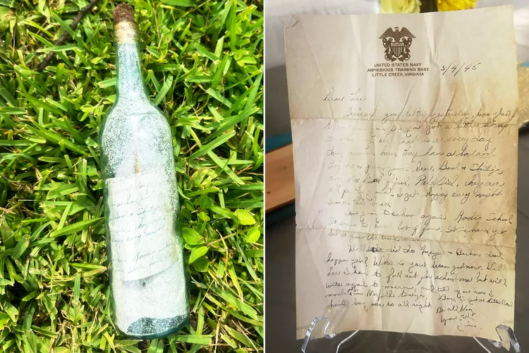 Message in a Bottle from 1945 Found Along Florida Bay After Hurricane Debby, Woman Says