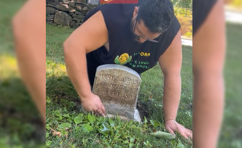 Spirit of 5 year old Mary thanks me for cleaning her grave