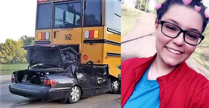 Teen Dies After Slamming Into School Bus, Then Police Find What Was In Her Hand