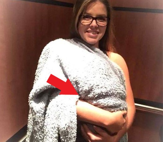 The woman carried a blanket covering what everyone assumed was a child into the hospital, but what she hid surprised everyone…