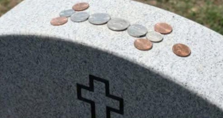 If You See A Coin On A Loved One’s Gravestone, You Need To Know What It Means