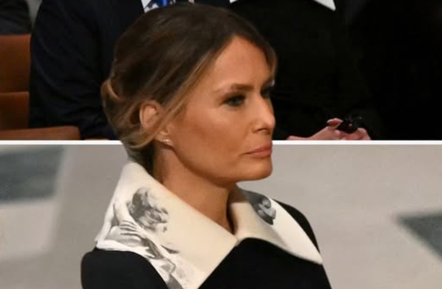 All eyes were on Melania at the former president’s funeral – The heartbreaking reason behind her sorrow