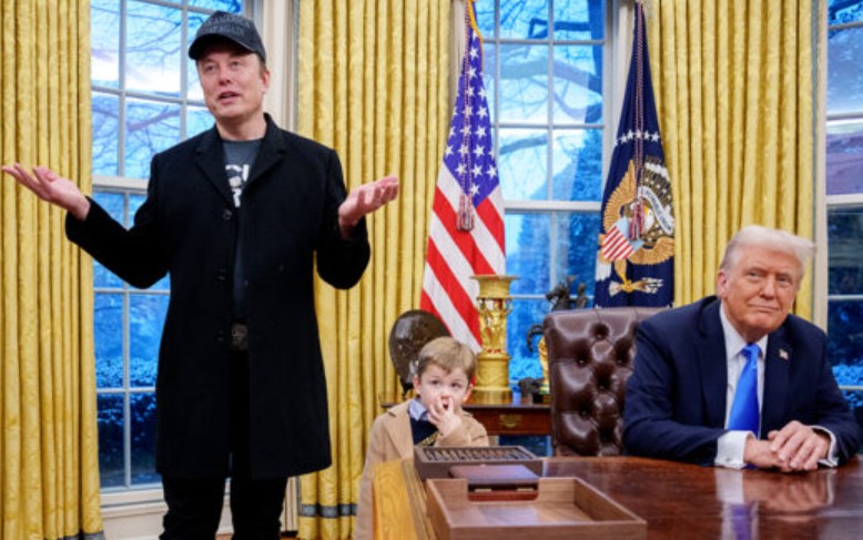 Grimes reacts to Elon Musk parading their 4-year-old in Oval Office