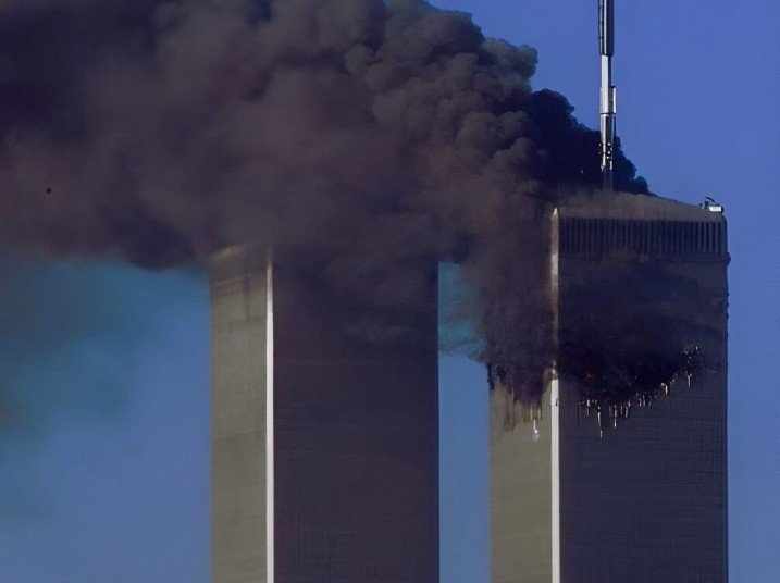 Man releases chilling never-before-seen footage of Twin Towers collapse