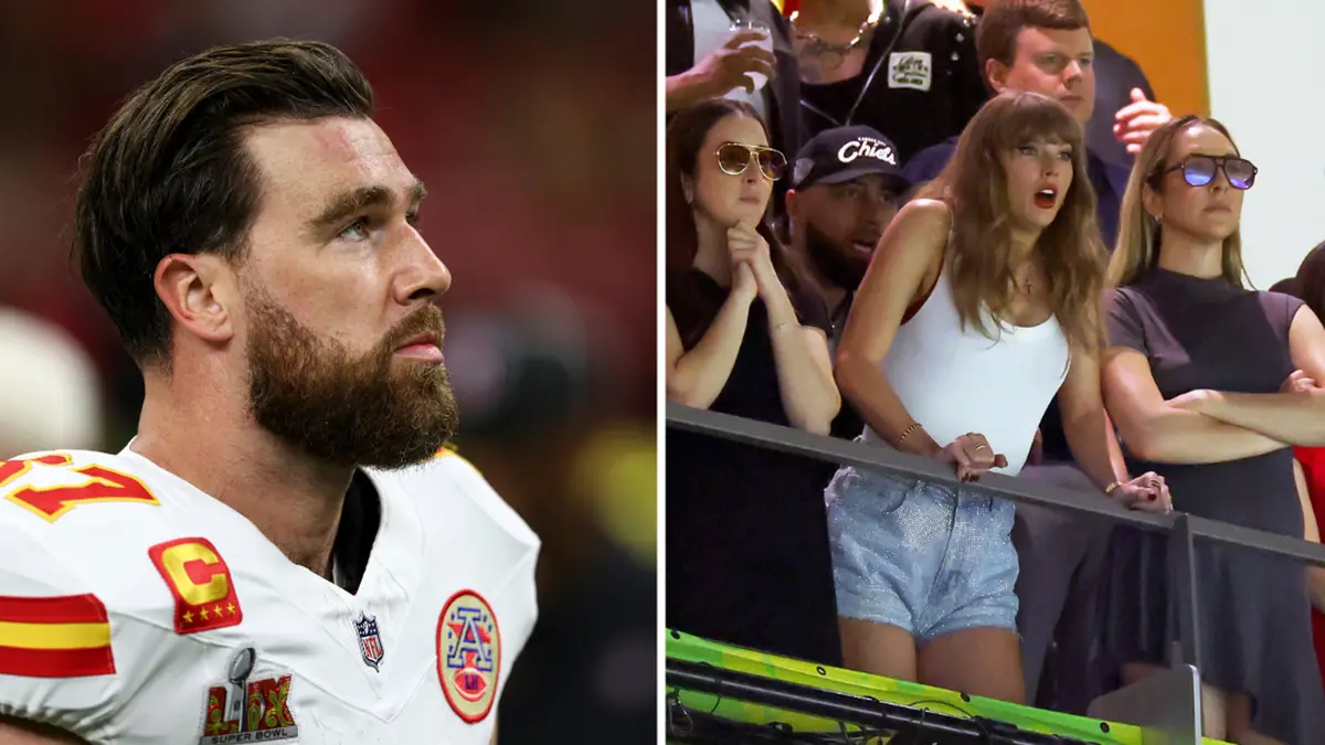 Travis Kelce’s heartbreaking reaction to Taylor Swift being booed at Super Bowl